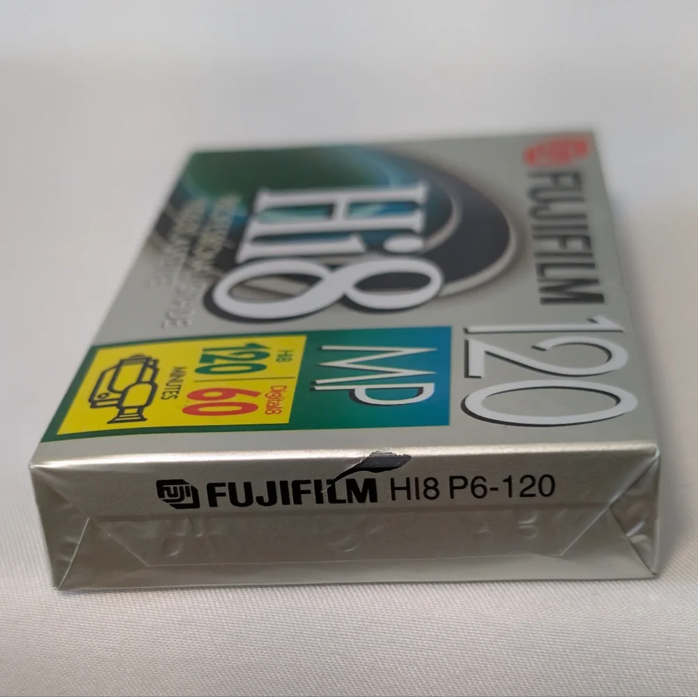 SALE ! FUJI FILM Hi8 Sealed New Blank Videocassette 120 MP P6-120 Fuji Cassette